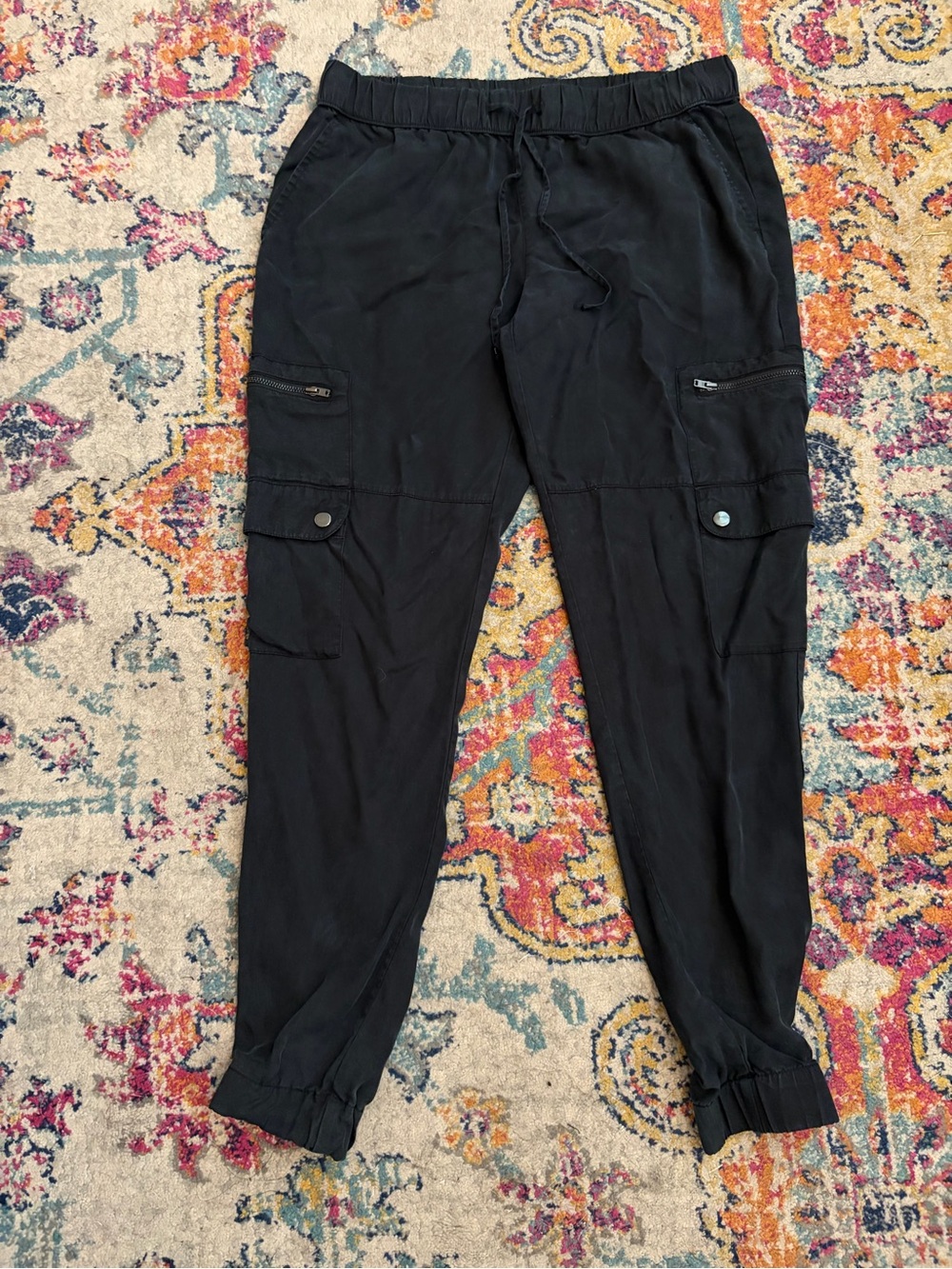Banana Republic Black Women's Cargo Jogger Pants